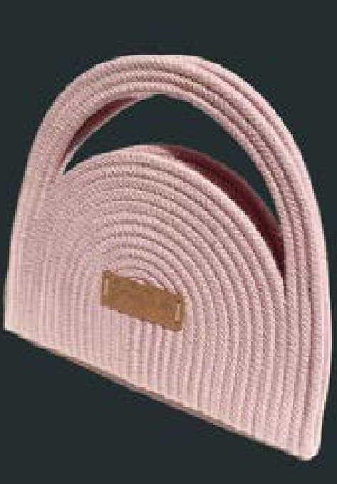 Bolso de mano con asas