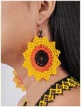 Collar y arete de Mostacilla